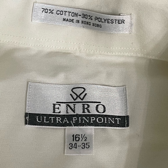 Enro Shirts Enro Ultra Pinpoint Long Sleeve Dress Shirt 6 12 Poshmark